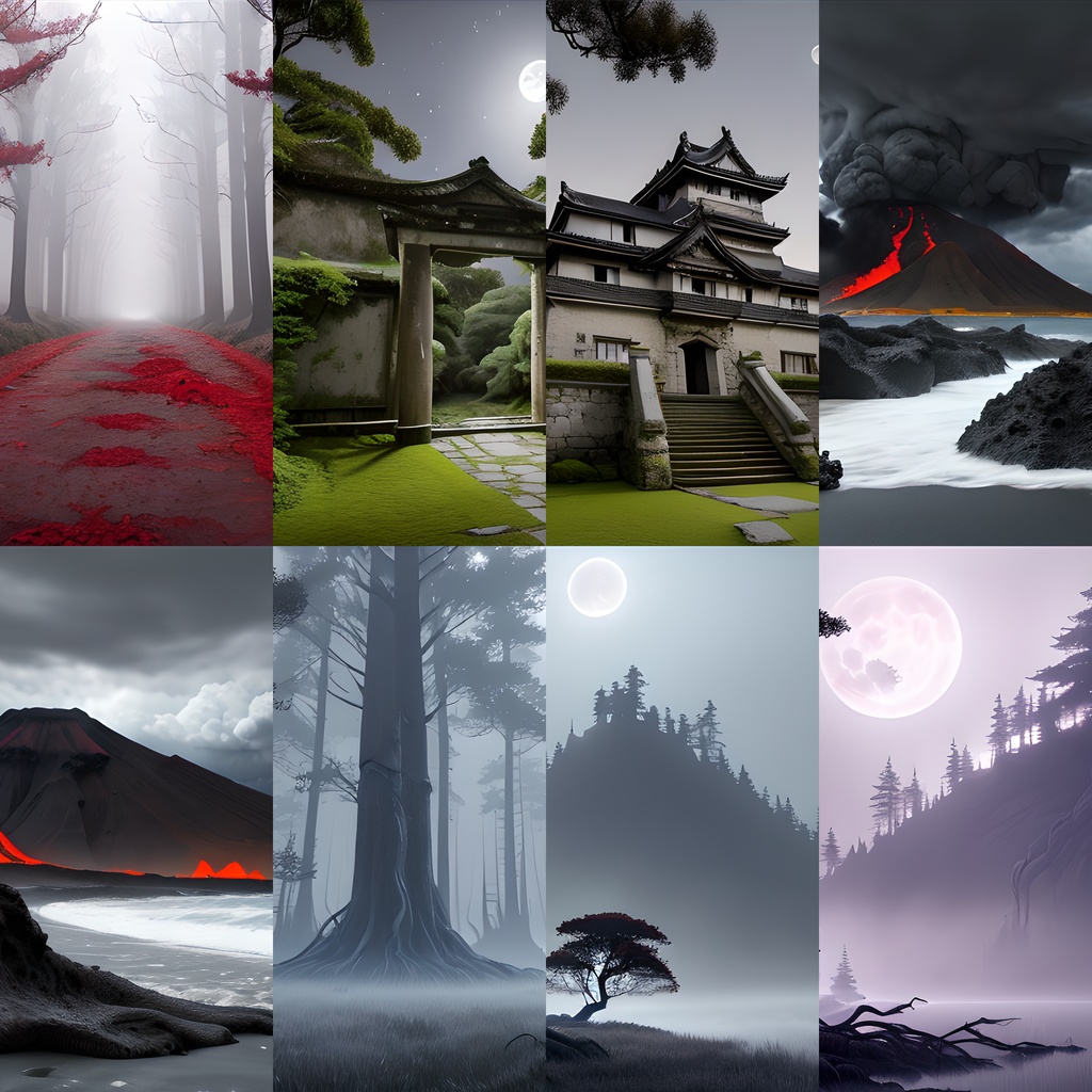 《素材76点》『決戦の地 鬼ヶ島』_ゲーム素材_イベント・お遊戯会素材