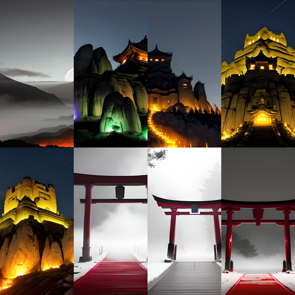 《素材76点》『決戦の地 鬼ヶ島』_ゲーム素材_イベント・お遊戯会素材