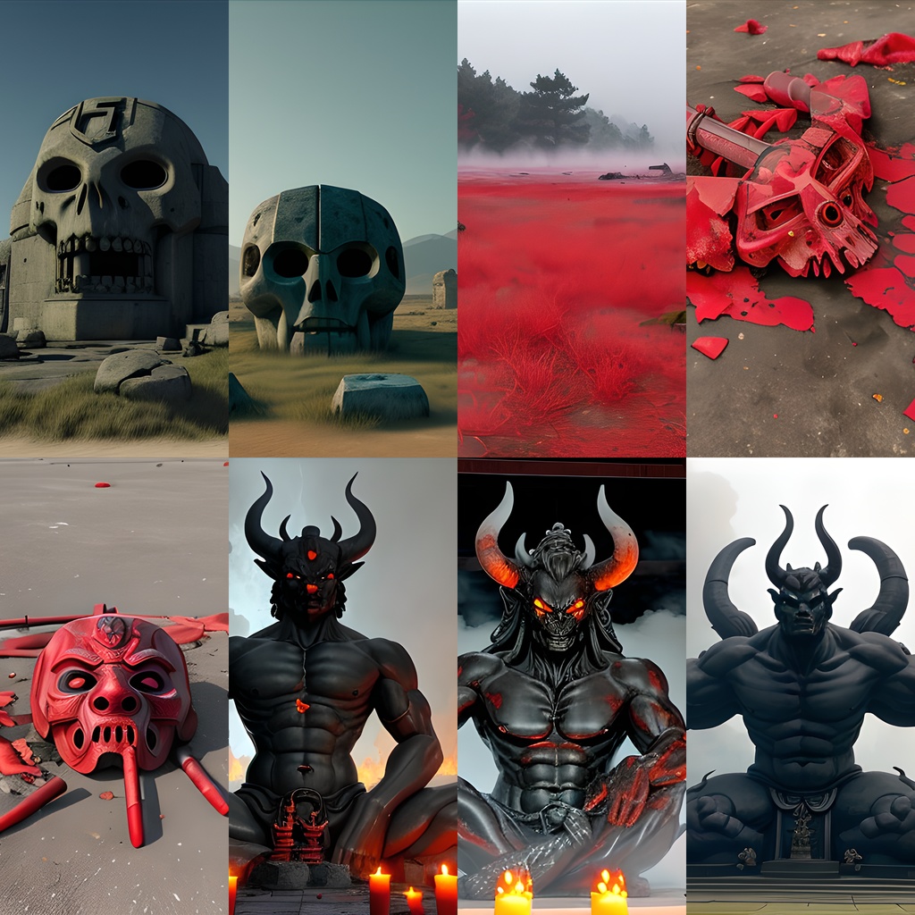 《素材76点》『決戦の地 鬼ヶ島』_ゲーム素材_イベント・お遊戯会素材