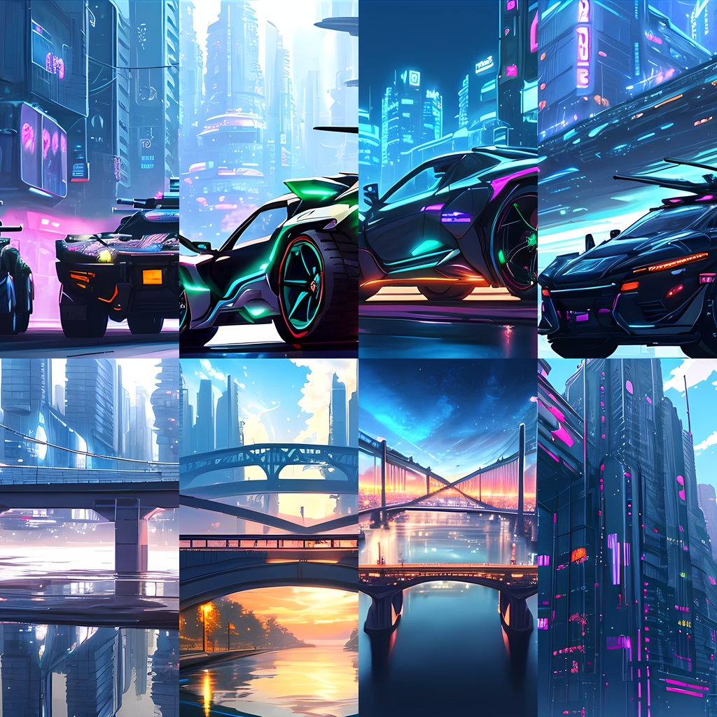 《イラスト素材25点》『未来都市サイバーパンク』_ゲーム素材_画像素材