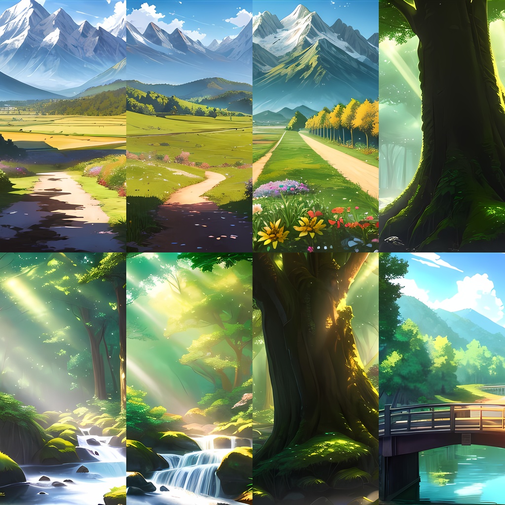 『めちゃ序盤のフィールド』《イラスト76点》ゲーム素材_フィールド背景素材