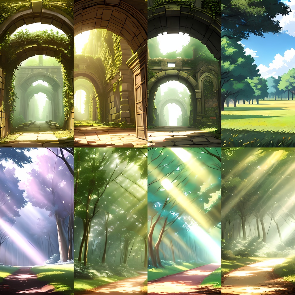 『めちゃ序盤のフィールド』《イラスト76点》ゲーム素材_フィールド背景素材