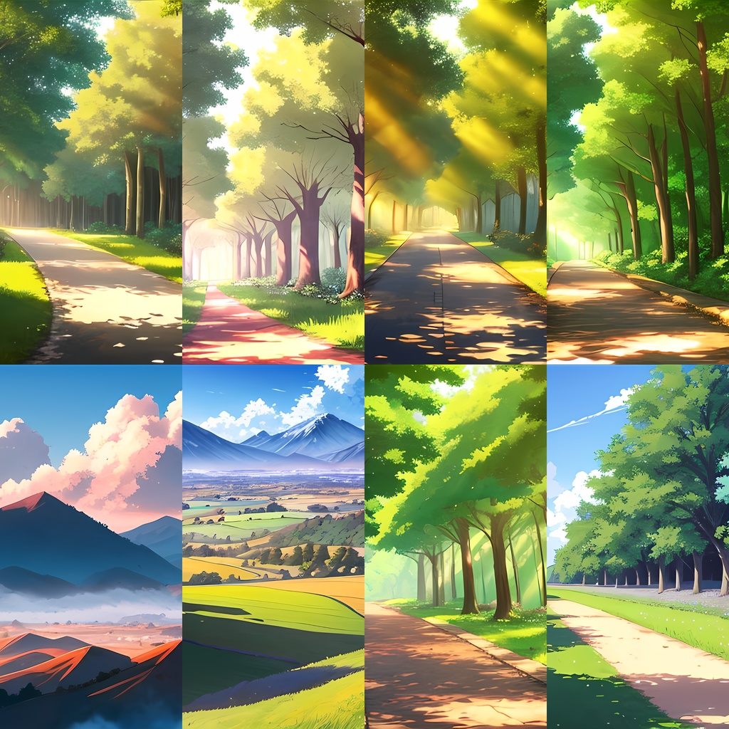 『めちゃ序盤のフィールド』《イラスト76点》ゲーム素材_フィールド背景素材