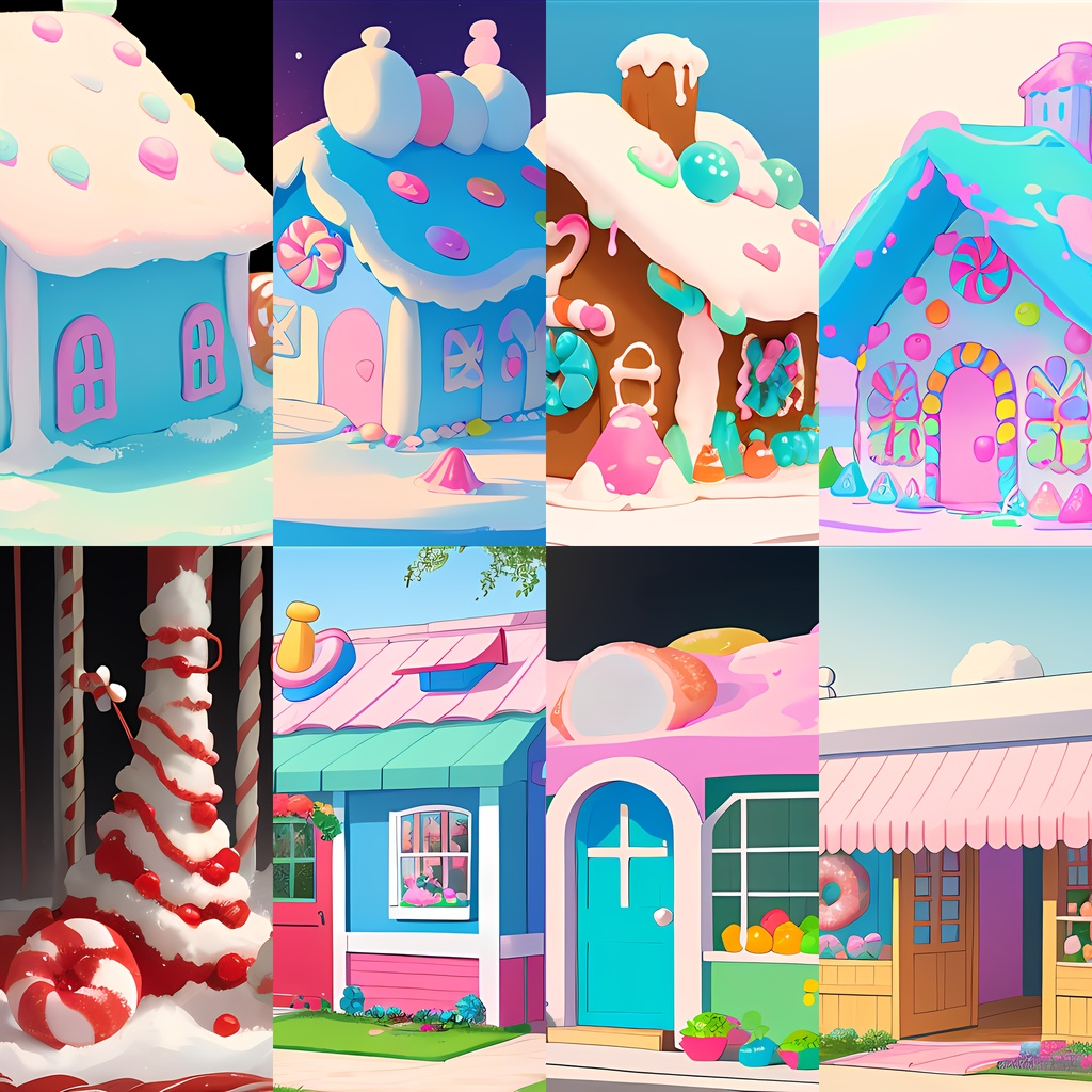 《素材27点》『お菓子な世界』_お遊戯会_絵本の世界_子供向け画像素材