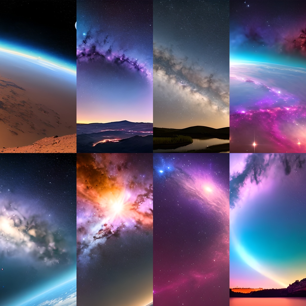 《素材37点》『美しき宇宙の神秘』_SF_宇宙の背景素材_銀河_