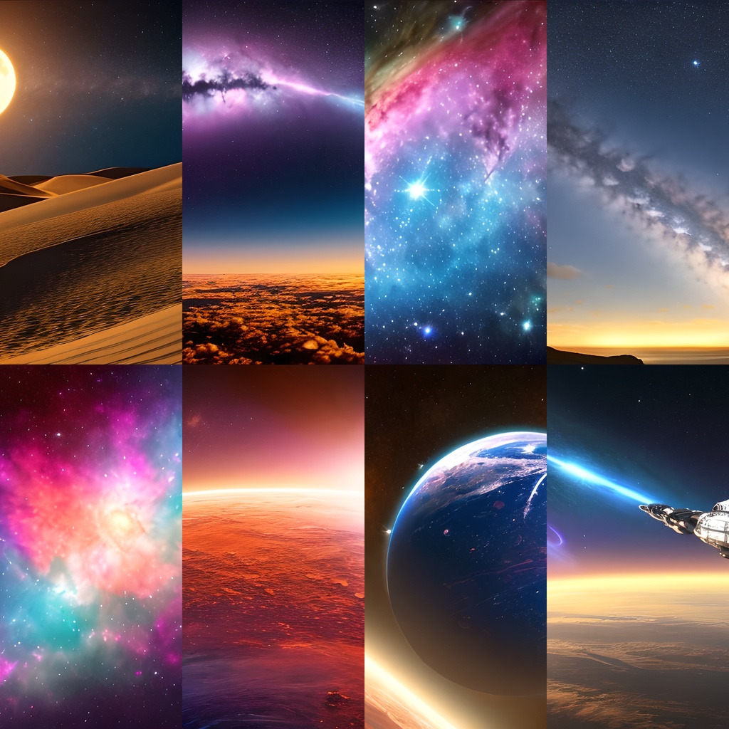 《素材37点》『美しき宇宙の神秘』_SF_宇宙の背景素材_銀河_