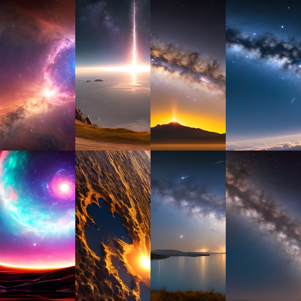 《素材37点》『美しき宇宙の神秘』_SF_宇宙の背景素材_銀河_