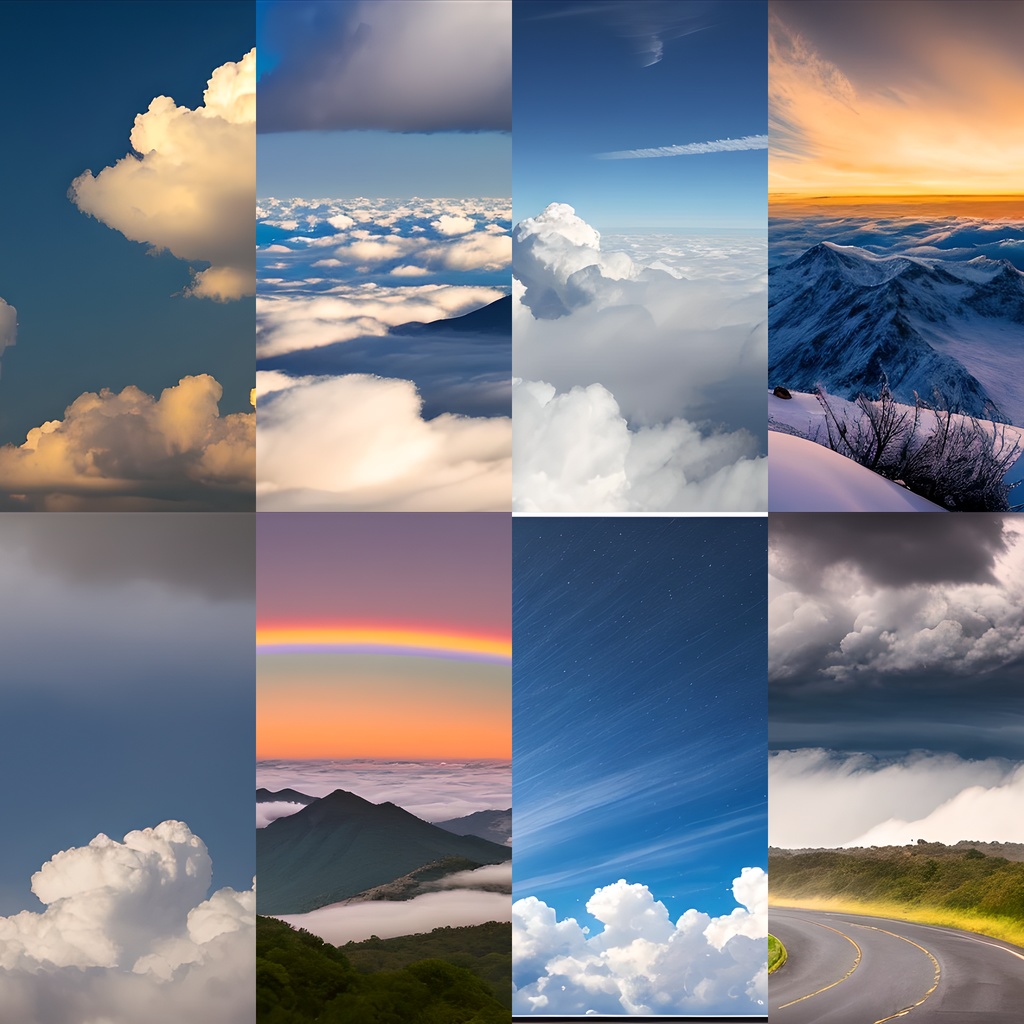 《素材40点》『雲の素材集』_空_虹_雲