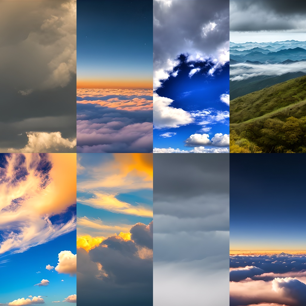 《素材40点》『雲の素材集』_空_虹_雲