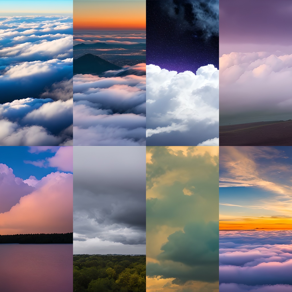 《素材40点》『雲の素材集』_空_虹_雲