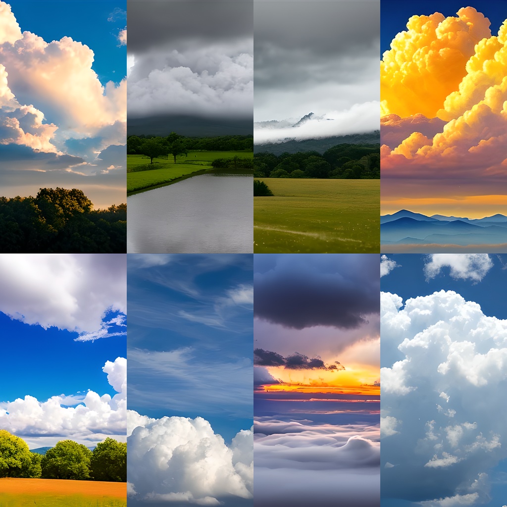 《素材40点》『雲の素材集』_空_虹_雲