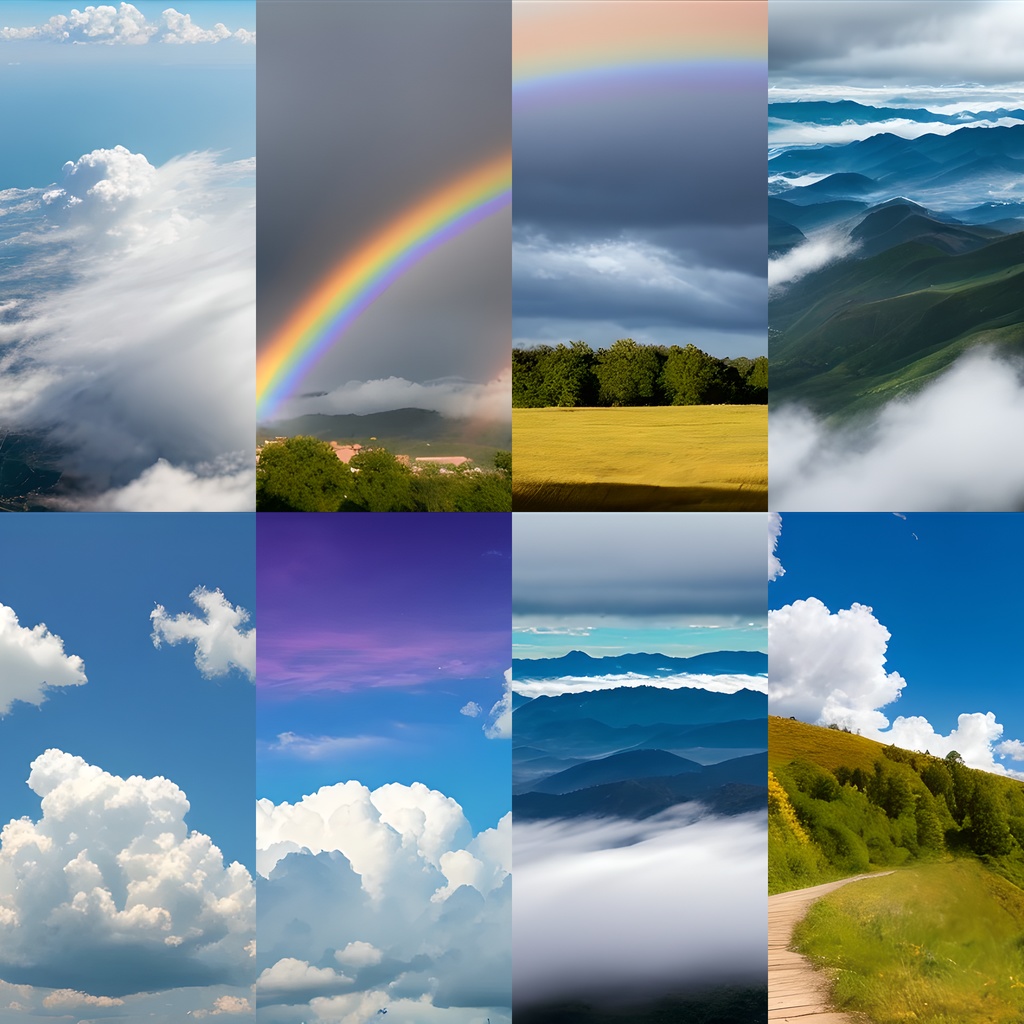 《素材40点》『雲の素材集』_空_虹_雲