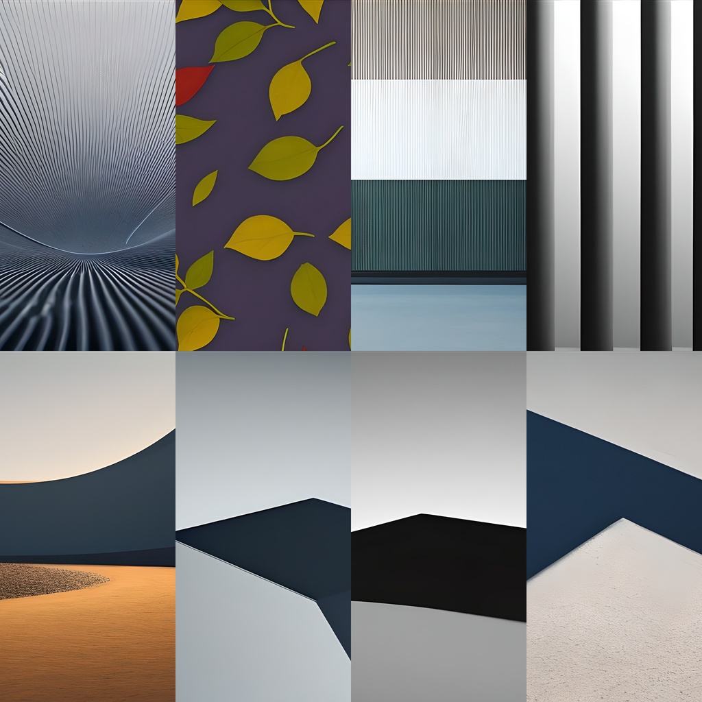 《素材44点》『抽象的背景_地形』_無機質な模様と有機的な地形の模様