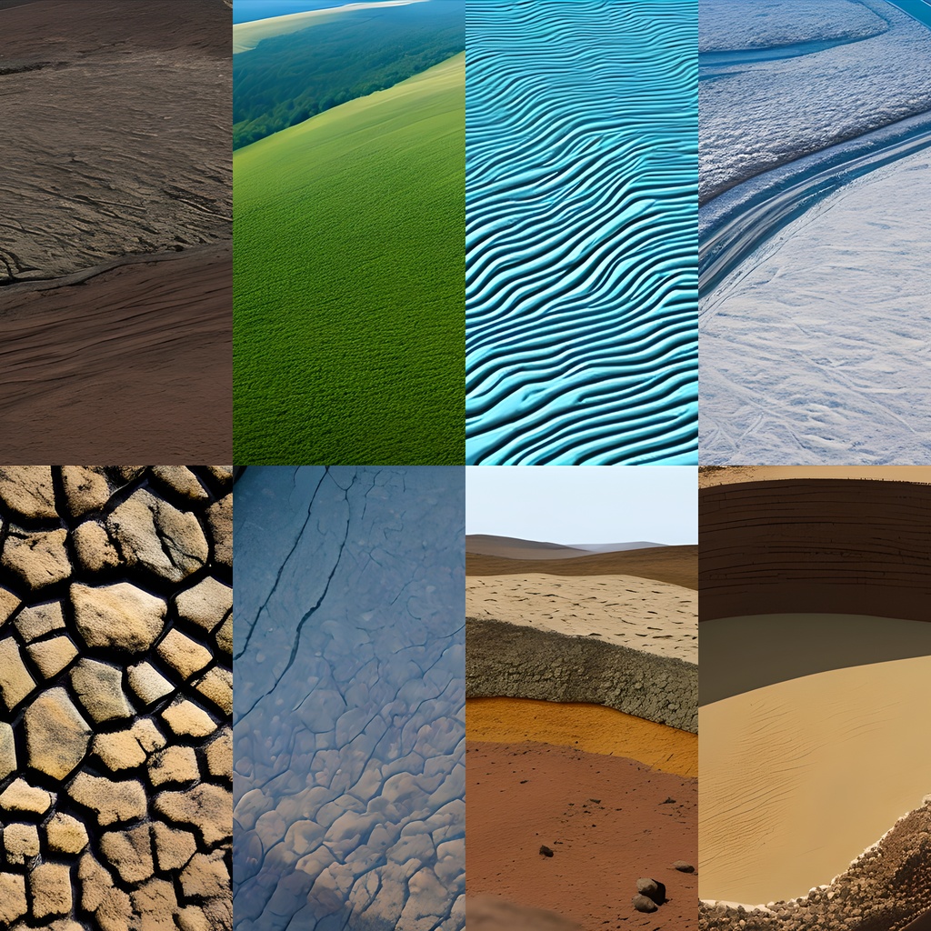 《素材46点》『ジオメトリックパターン』_地形で描く抽象的な背景