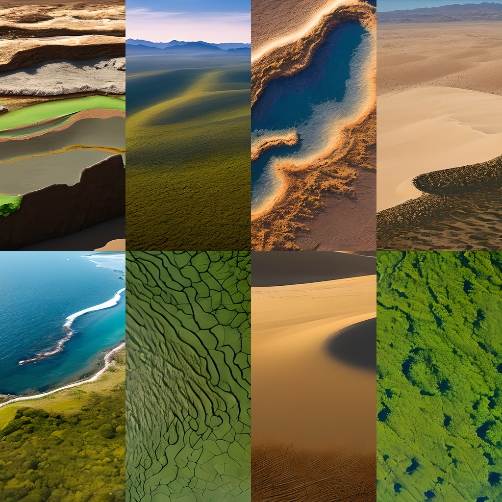 《素材46点》『ジオメトリックパターン』_地形で描く抽象的な背景