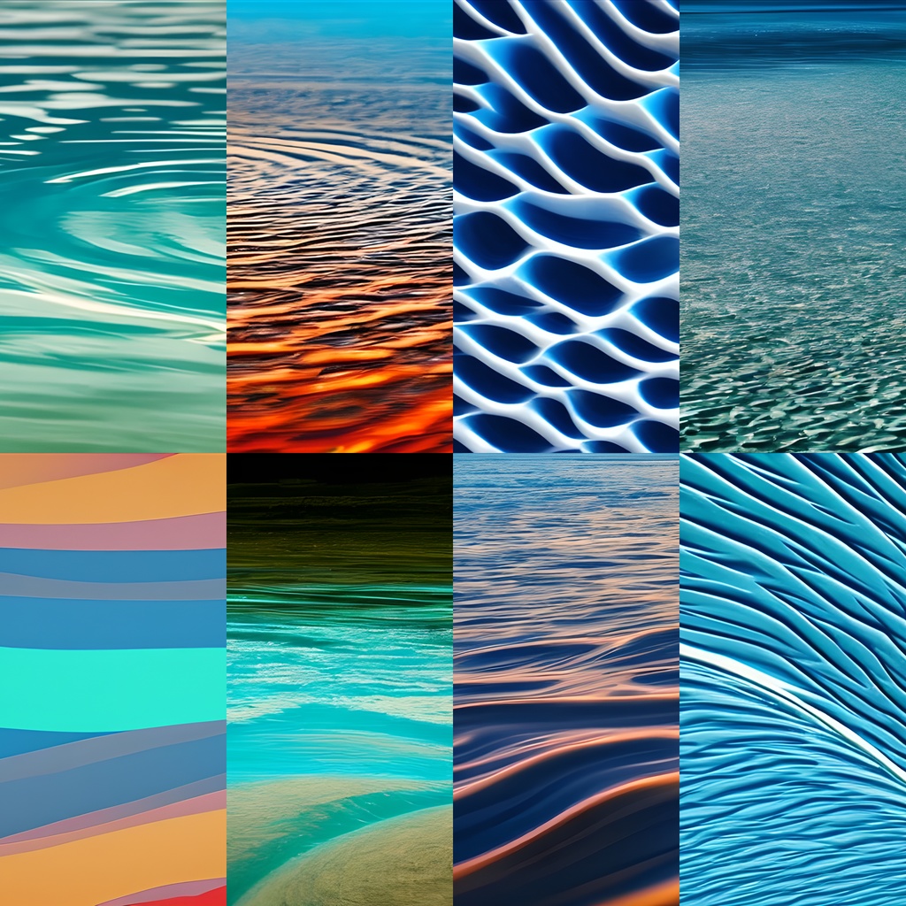 《素材49点》『水・波紋・波の抽象的背景』_水属性の背景画像