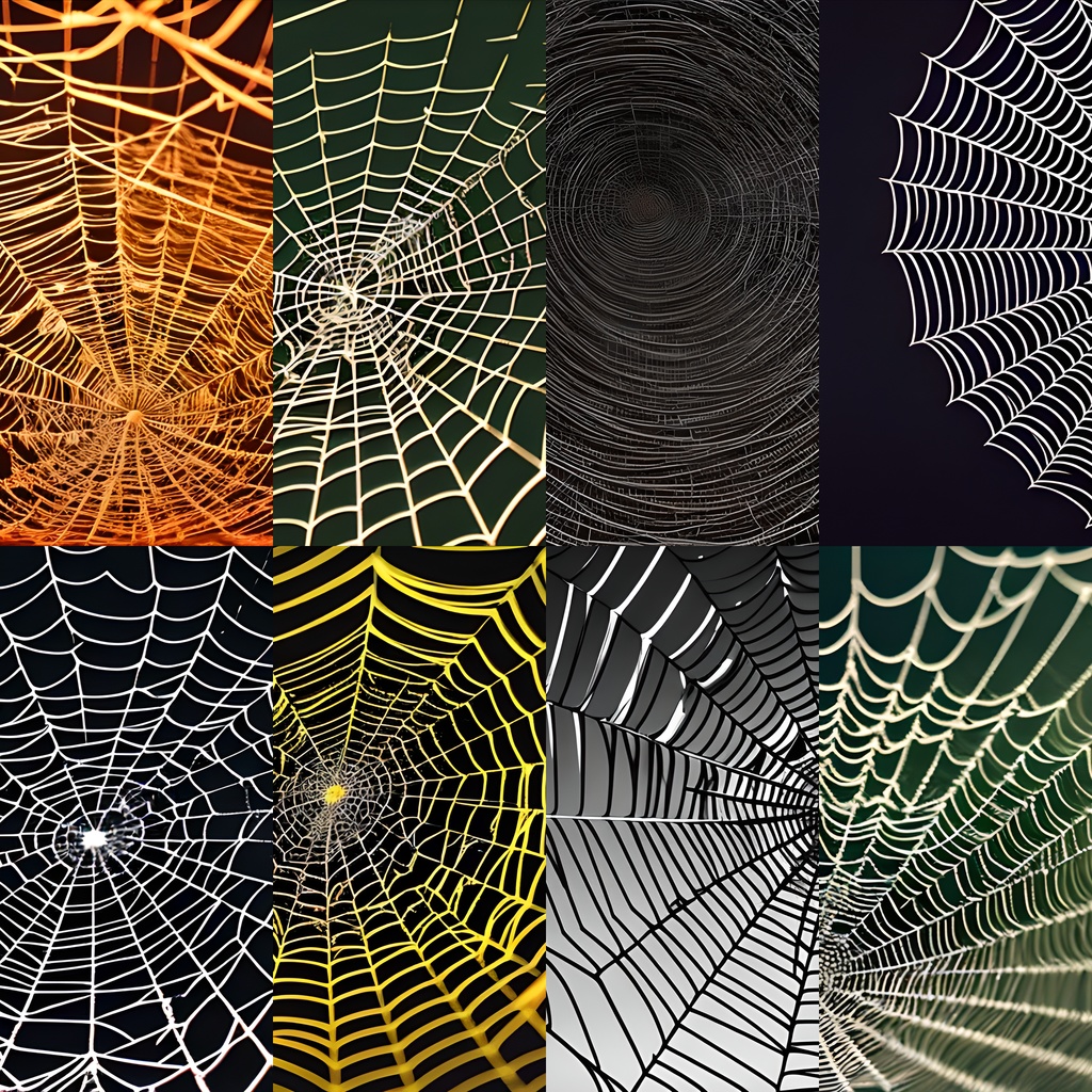 《素材32点》『蜘蛛の巣_スパイダーネット』_ホラーや恐怖をあおる背景画像