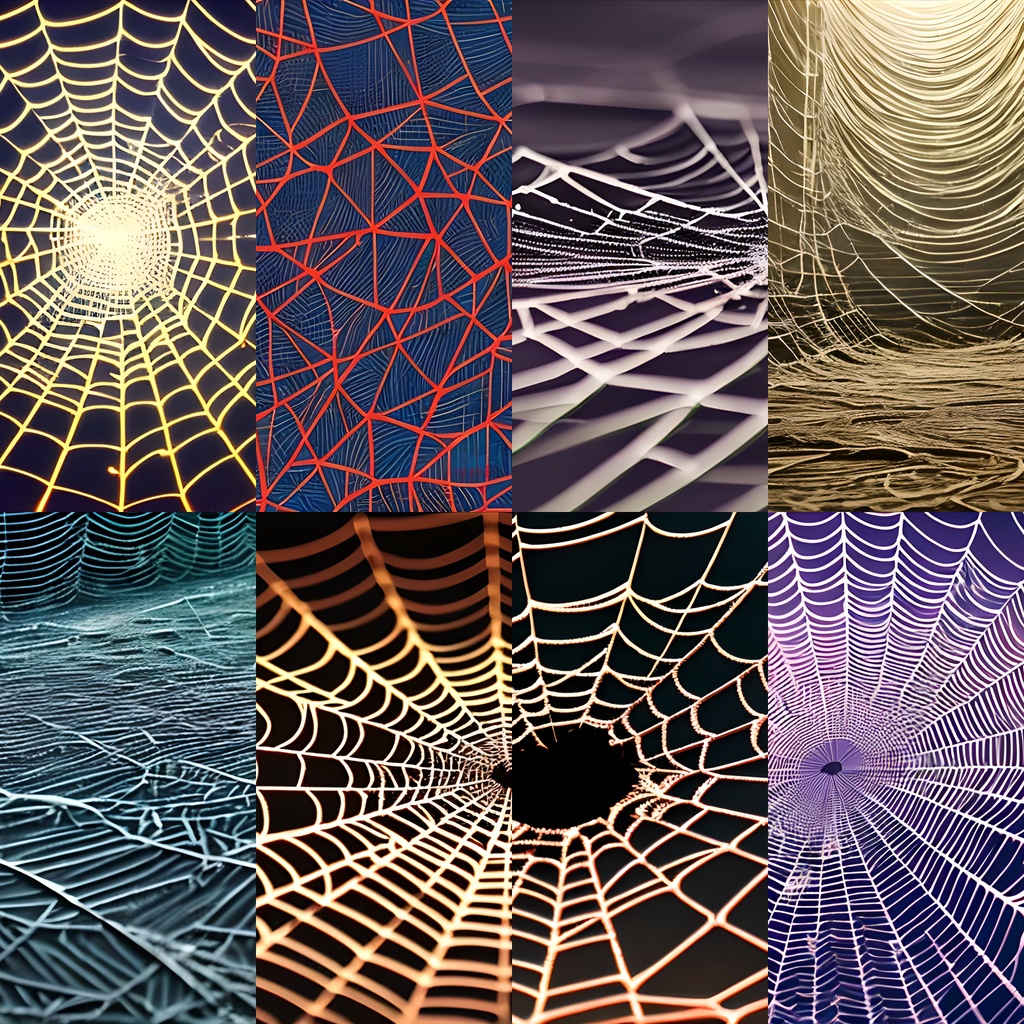 《素材32点》『蜘蛛の巣_スパイダーネット』_ホラーや恐怖をあおる背景画像