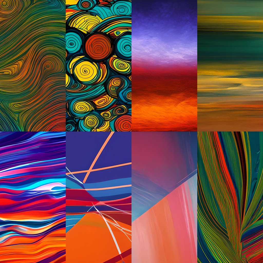 《素材42点》『複雑な思考をあらわす抽象柄』_グルグルやぐにゃぐにゃな模様