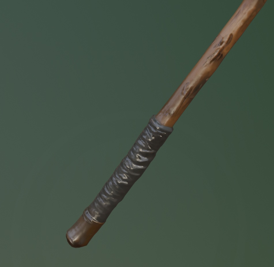 【3Dアイテム】いにしえのバトルアックス_FBXファイル_武器_戦斧