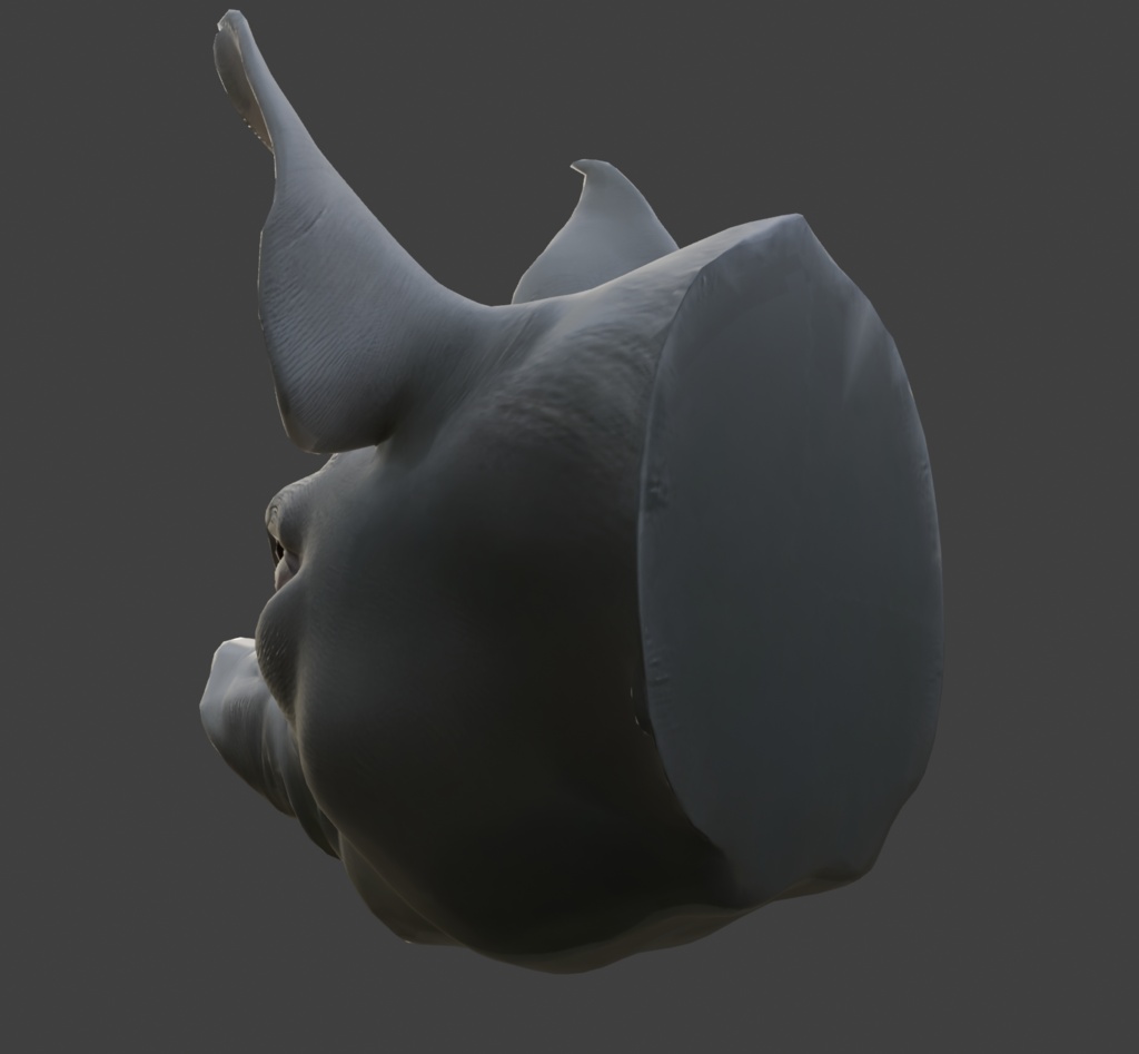 【3Dアイテム】豚の頭のかぶりもの_FBX・VRChat・ゲーム制作向け_コスチューム