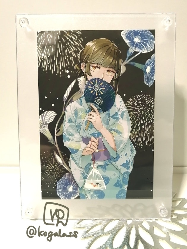 オリジナルポストカード 朝顔