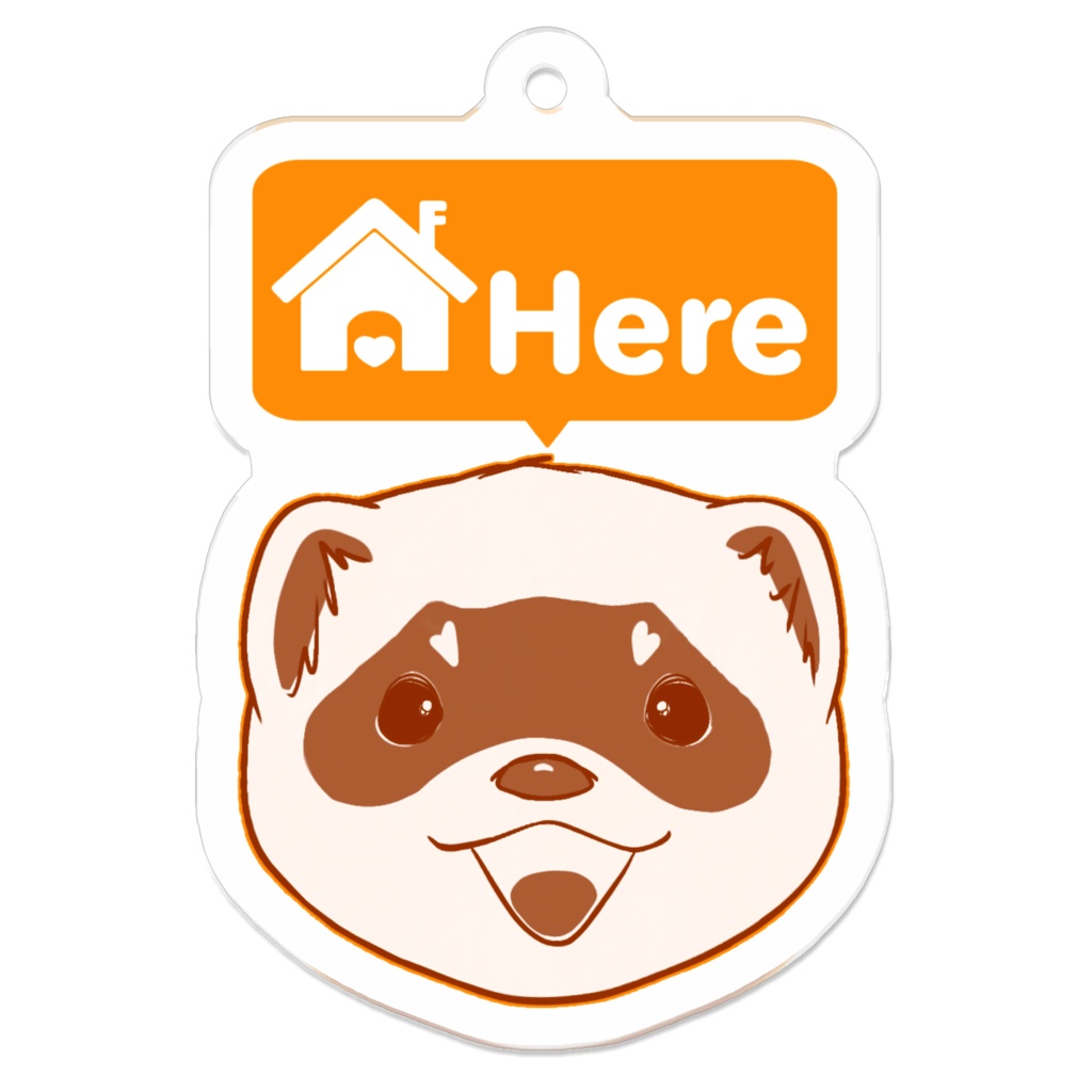 お家にフェレットがいます