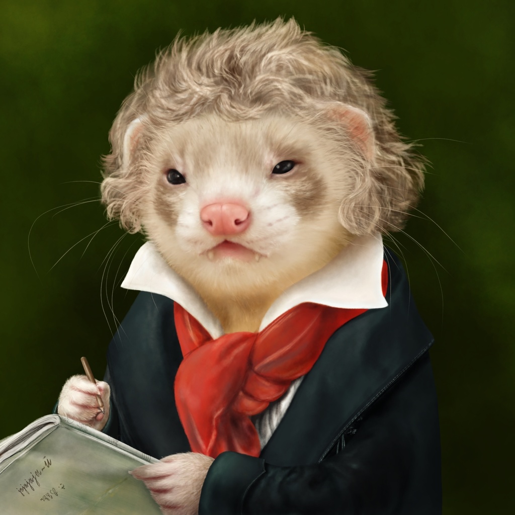 ♪ジャジャジャジャーンなフェレット