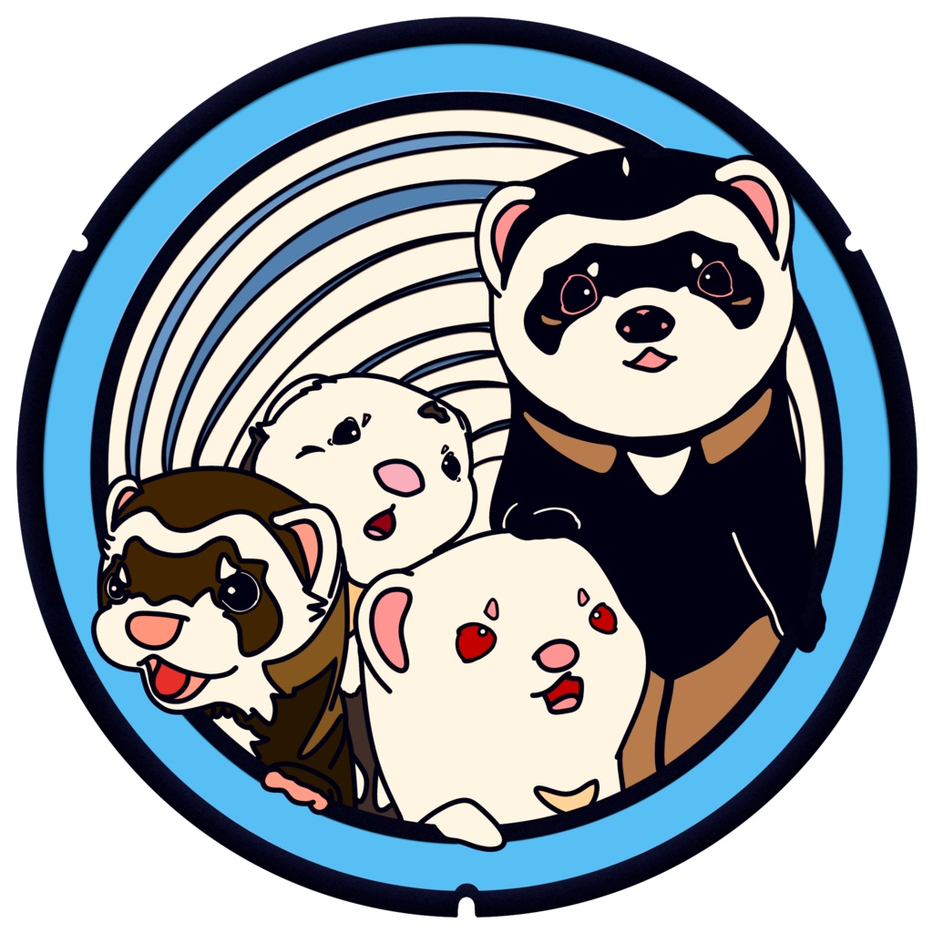 イタチ穴(マンホールのフタ型)