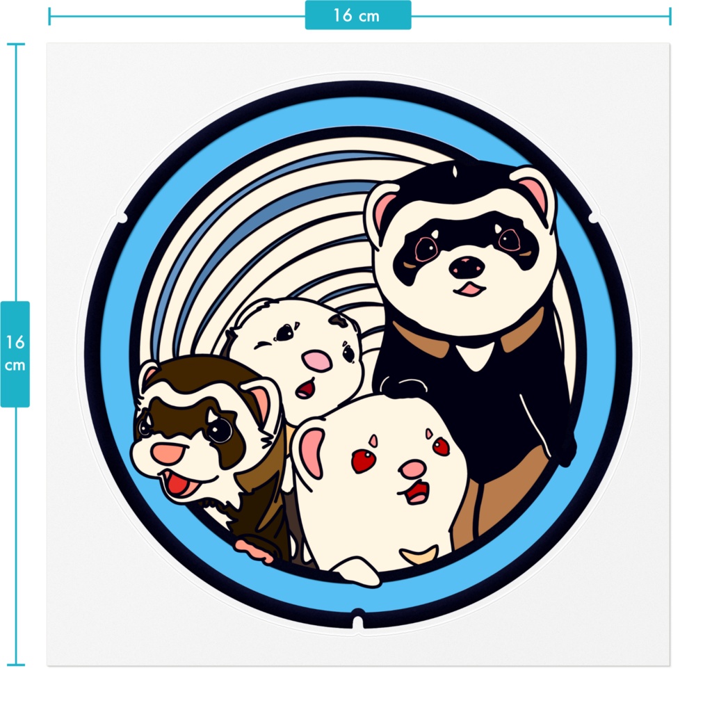 イタチ穴(マンホールのフタ型)