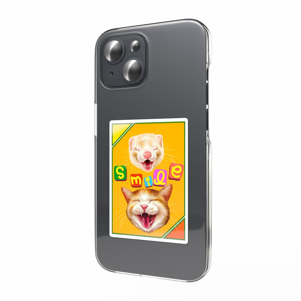 スマイル　猫とフェレット