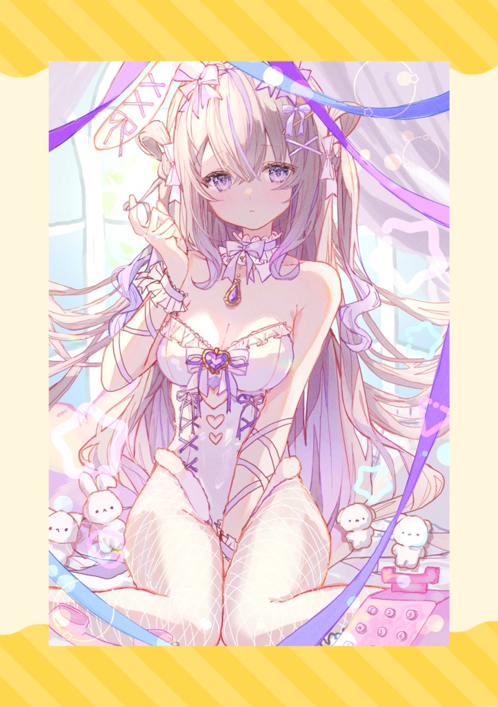 【ポストカード】yellow・purple