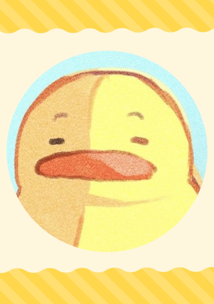 【缶バッジ】アヒル(小)
