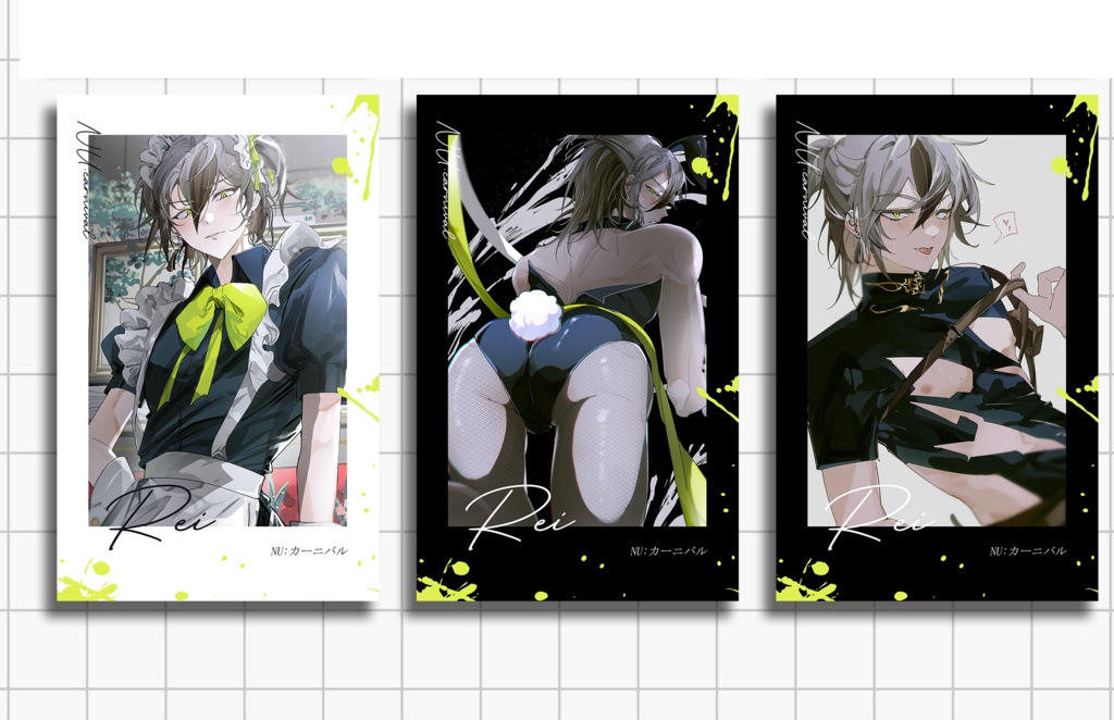 チェキ風カード polaroid(八雲/エイト/エドモンド/ガル&カル/ブレイド/レイ)
