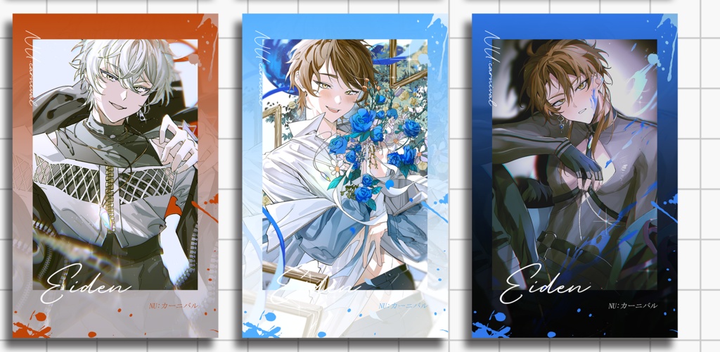 チェキ風カード polaroid(八雲/エイト/エドモンド/ガル&カル/ブレイド/レイ)