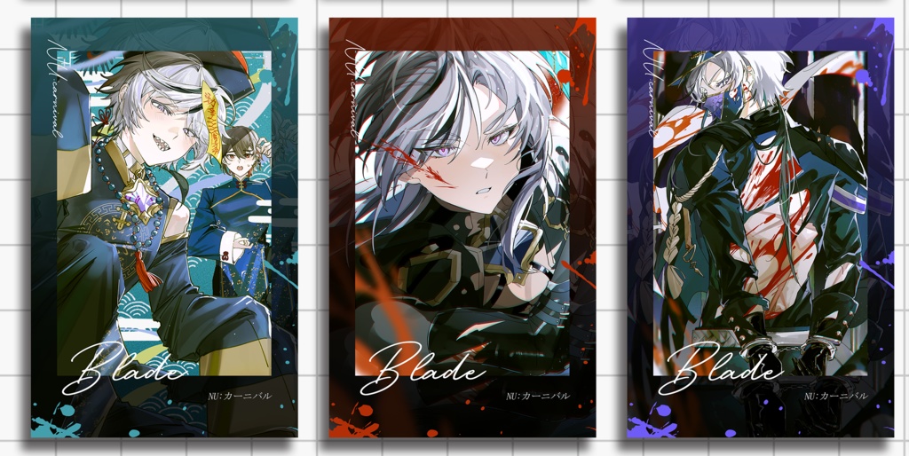 チェキ風カード polaroid(八雲/エイト/エドモンド/ガル&カル/ブレイド/レイ)