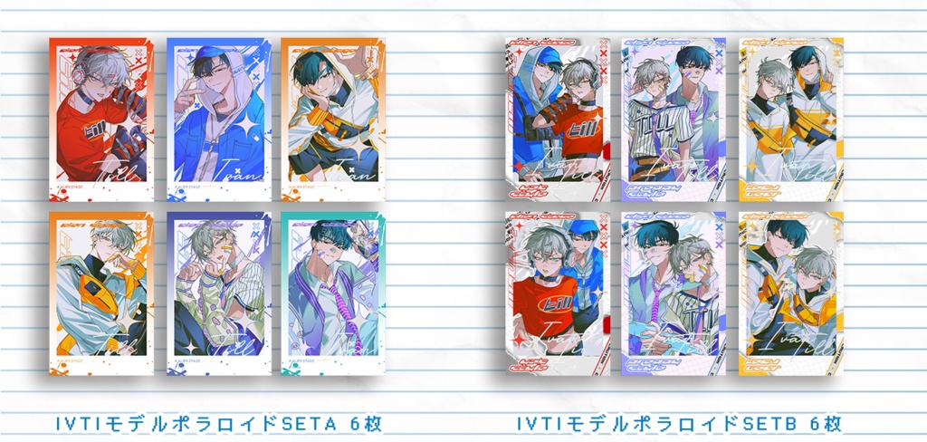 『2thousand.』 【IVTI イラスト集】/ チェキ風カード polaroid/ アクリルスタンド Arylic stand