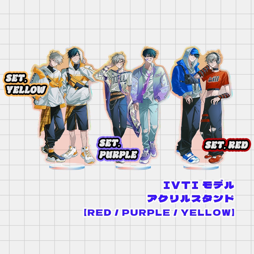  『2thousand.』アクリルスタンド 【RED / PURPLE / YELLOW】