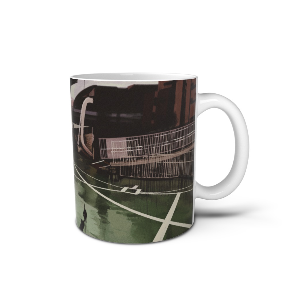 An angel on a ship - マグカップ