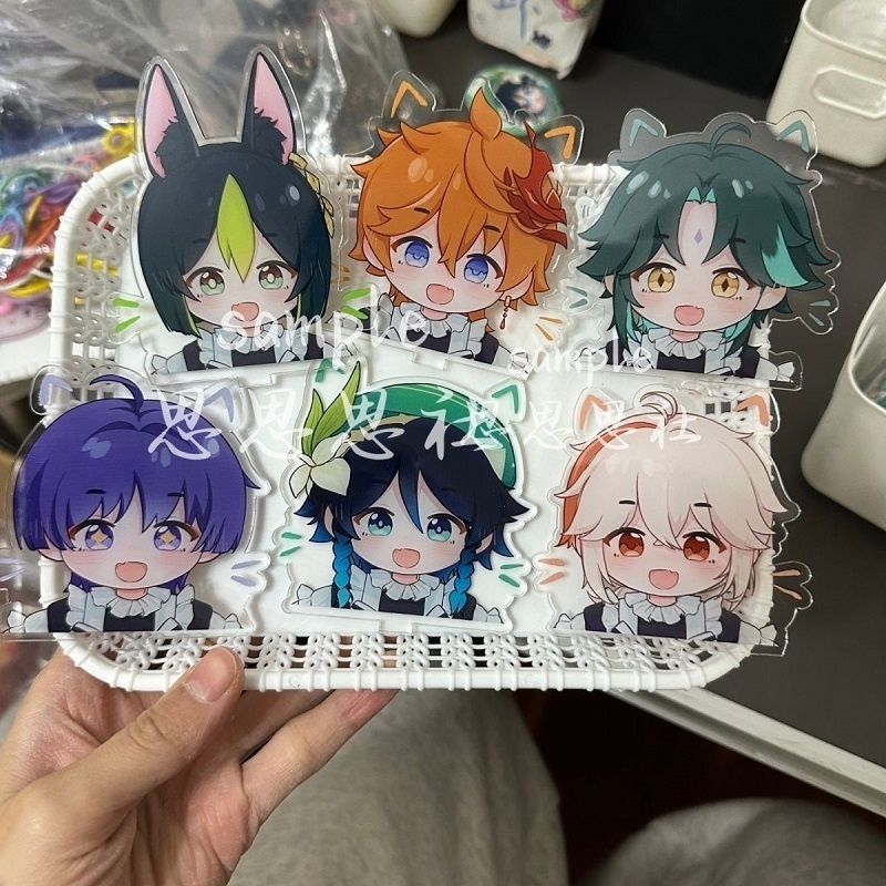 Genshin Impact genshinimpact 原神 魈 ティナリ スカラマシュ ウェンティ 楓原万葉 タルタリヤ アクリルスタンド 缶バッジ