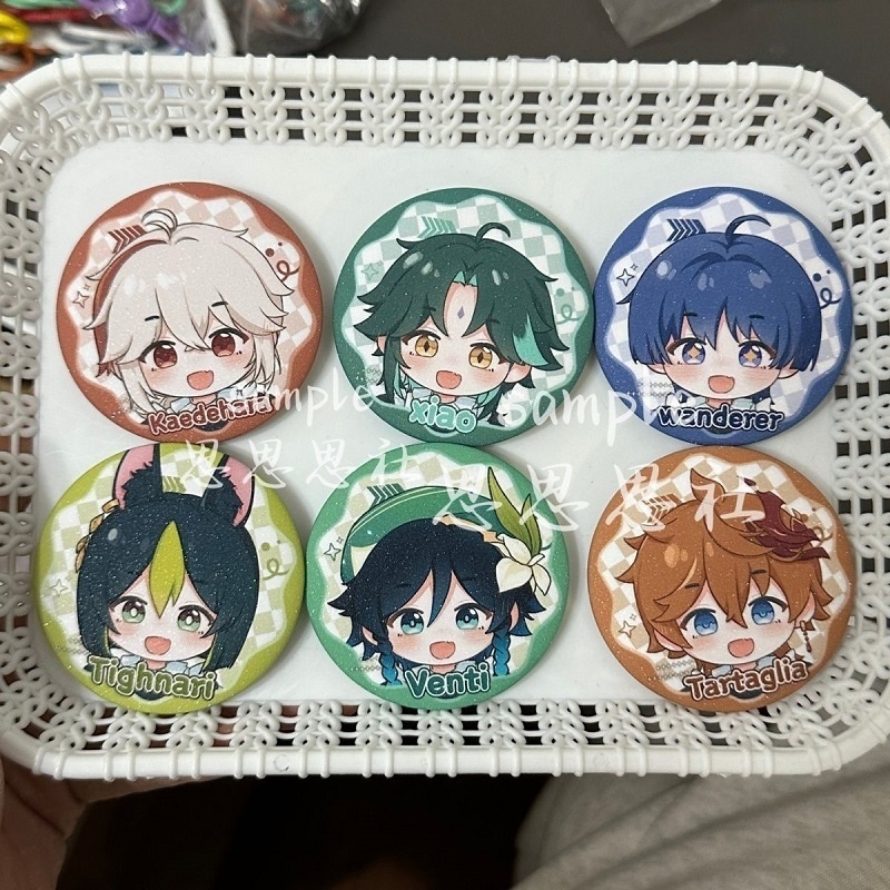 Genshin Impact genshinimpact 原神 魈 ティナリ スカラマシュ ウェンティ 楓原万葉 タルタリヤ アクリルスタンド 缶バッジ