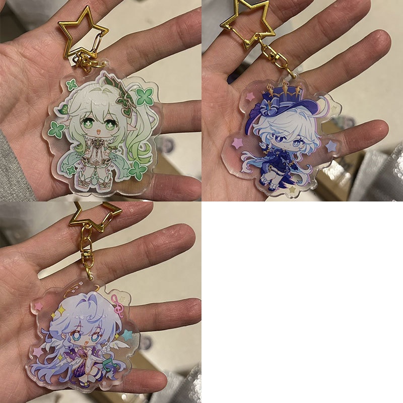 Genshin Impact 原神 ナヒーダ フリーナ ロビン アクリルスタンド アクリルキーホルダー 缶バッジ