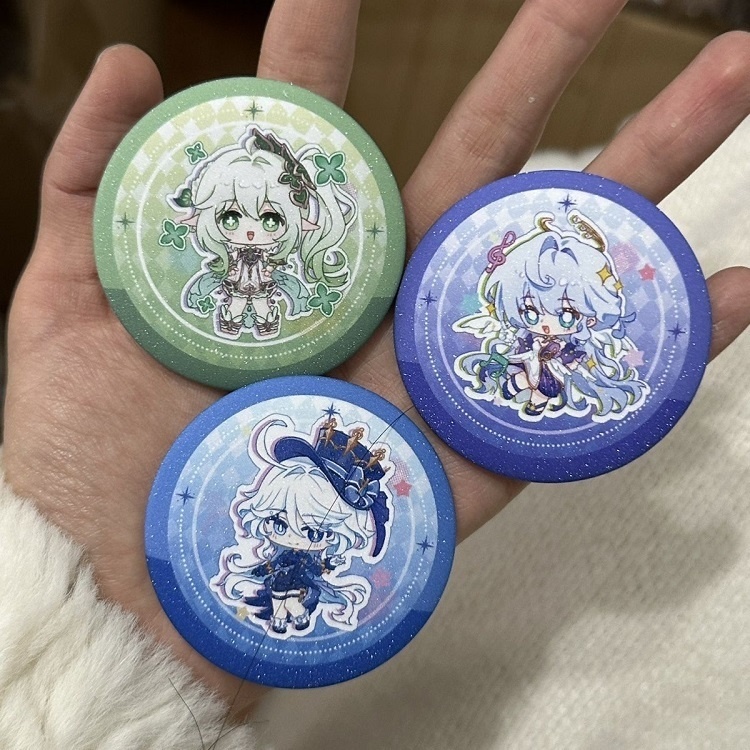 Genshin Impact 原神 ナヒーダ フリーナ ロビン アクリルスタンド アクリルキーホルダー 缶バッジ