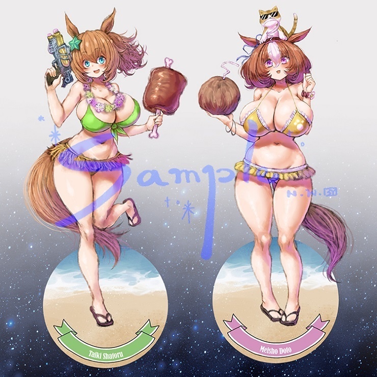 ウマ娘 ウマ娘プリティーダービー タイキシャトル メイショウドトウ アクリルスタンド