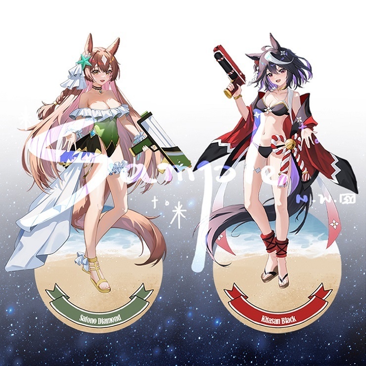 ウマ娘 ウマ娘プリティーダービー キタサンブラック サトノダイヤモンド アクリルスタンド