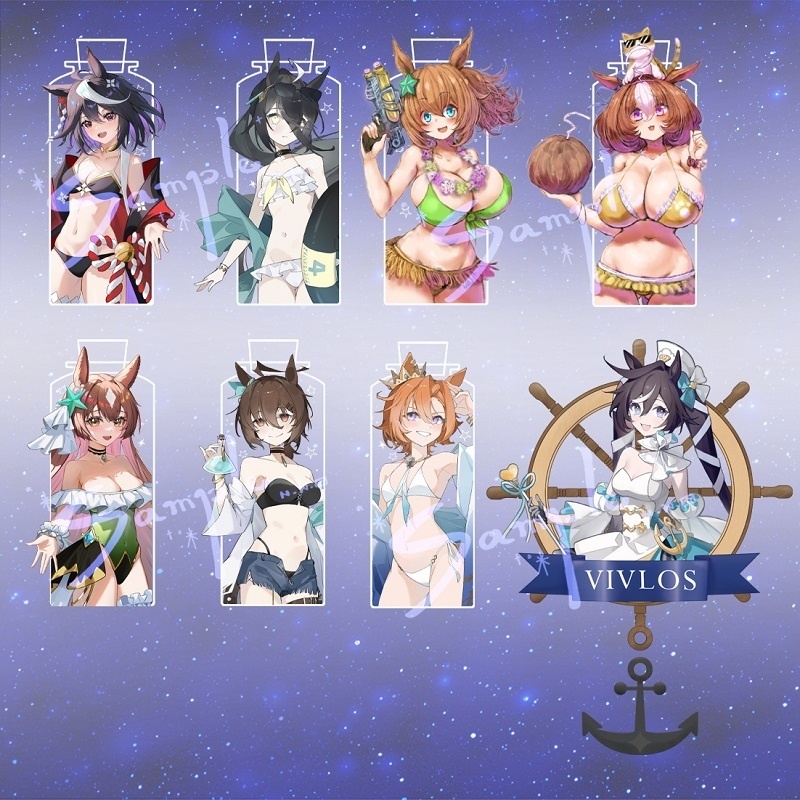 ウマ娘 ウマ娘プリティーダービー マンハッタンカフェ ヴィブロス キタサンブラック サトノダイヤモンド メイショウドトウ タイキシャトル テイエムオペラオー アグネスタキオン アクリルキーホルダー