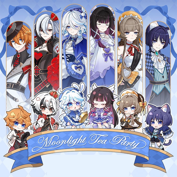 Genshin Impact genshinimpact 原神 フリーナ スカラマシュ タルタリヤ コロンビーナ サンドローネ アルレッキーノ アクリルスタンド