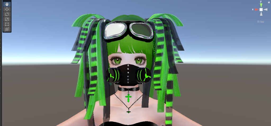 【無料】サイバーロックス (サイバーゴスヘアアクセサリー)