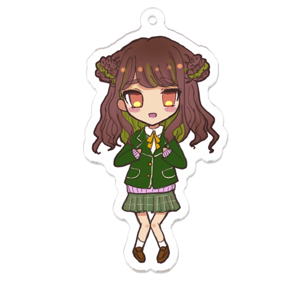 【サクラリウム】私発トレイン制服ver SDアクリルキーホルダー