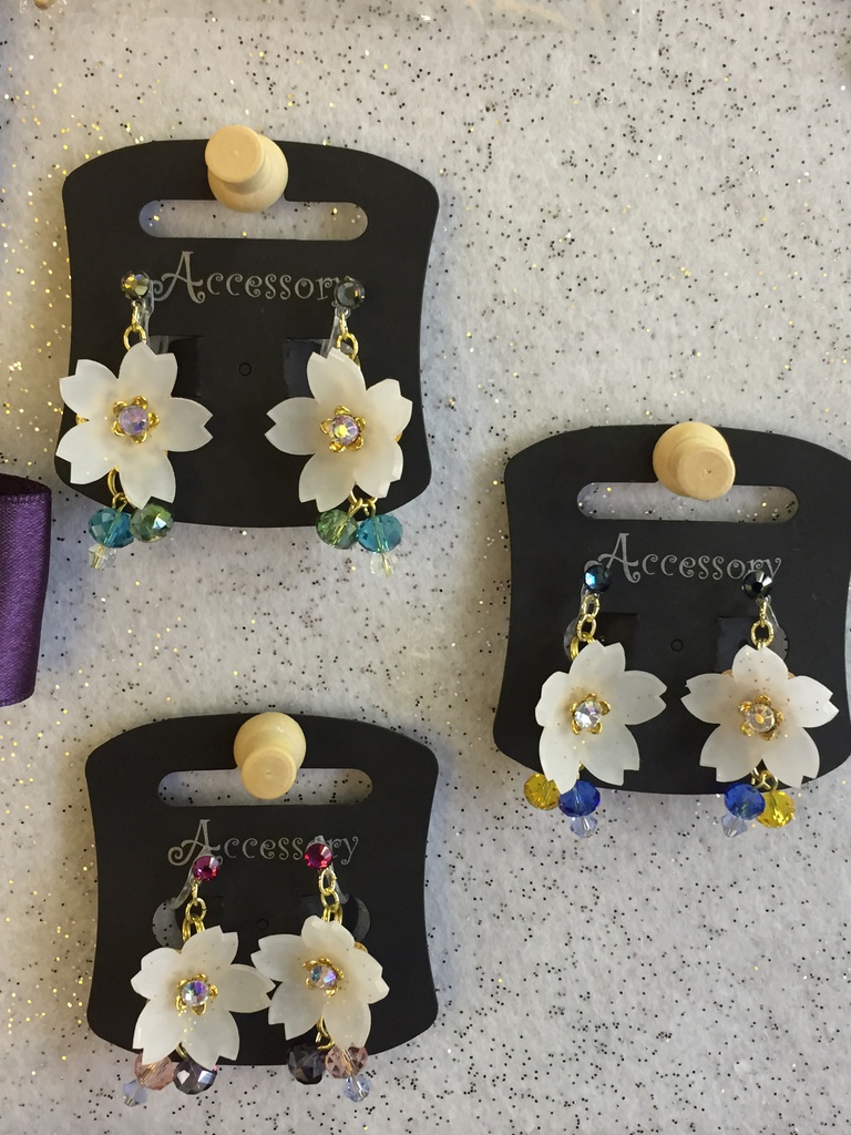 誉桜のノンホールピアス 刀剣男子イメージアクセ